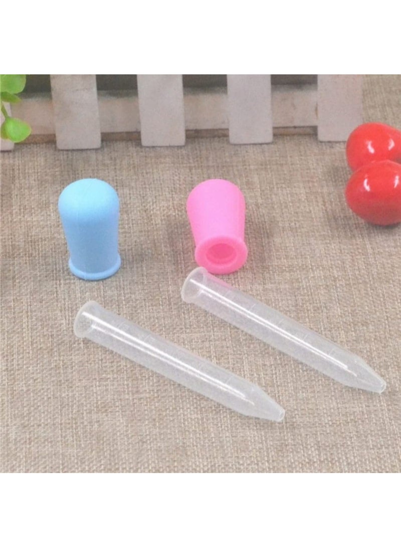 Daytoyz Liquid Droppers for Kids | Silicone and Plastic 5ml Clear Medicine Eye Dropper | with Bulb Tip for Kids Candy Molds | Transfer Dispenser Puppets | Baby Grooming Tools - Image 2